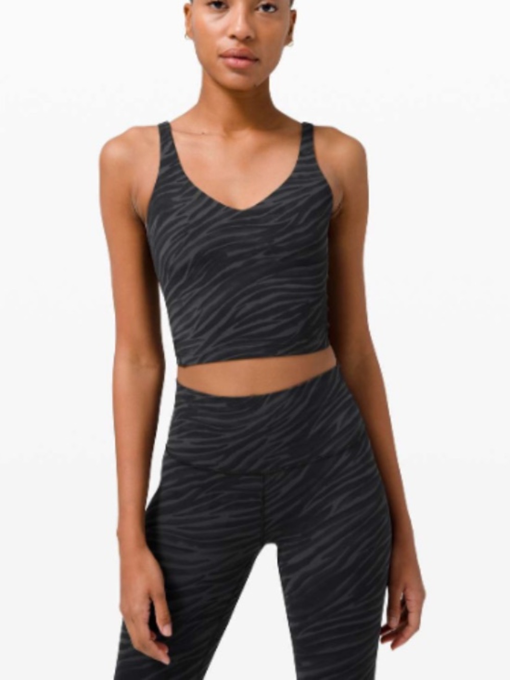 Lululemon Align Tank Top Le Tiger Camo Deep Coal